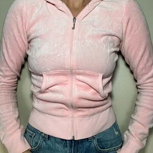 Juicy Couture Pink Velour Hoodie